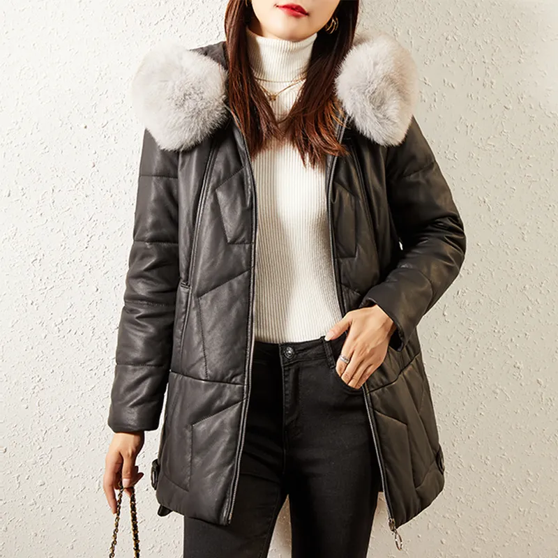 KAISER Leather Jacket Women's Black-1