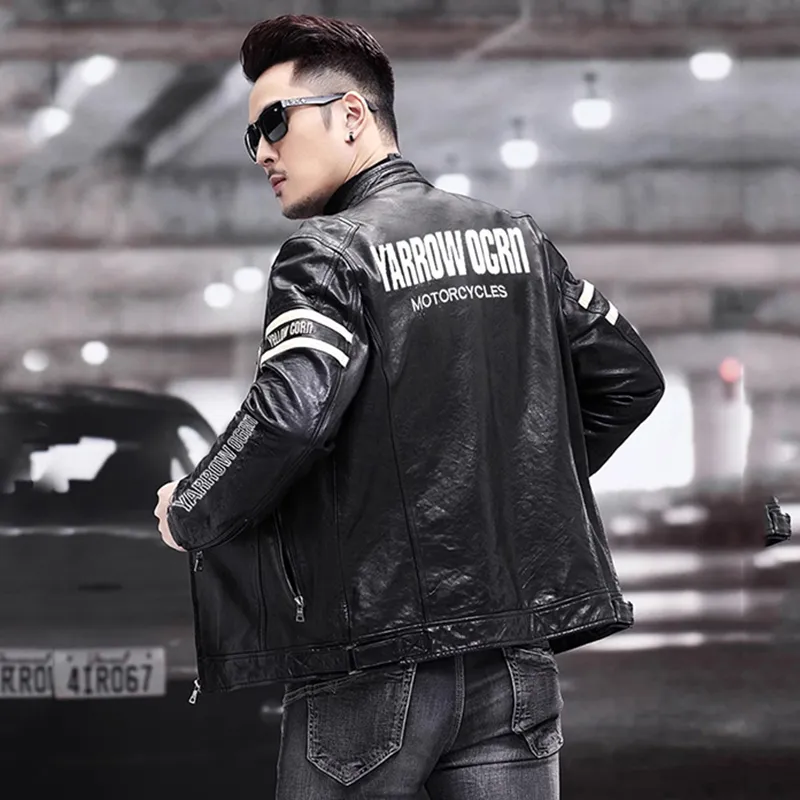 KAISER Leather Jacket Unisex Black-4