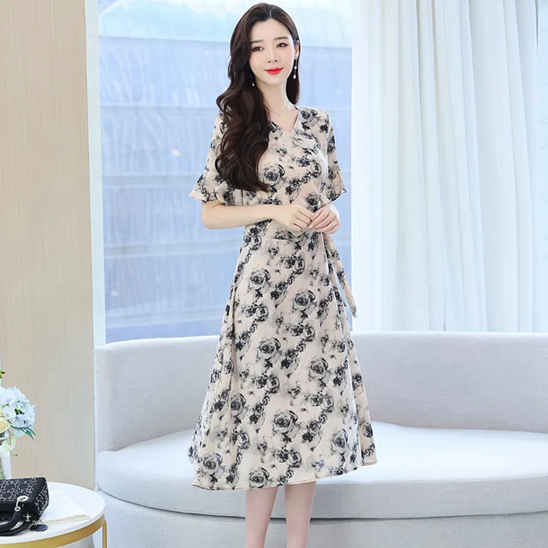 Pa33word Short Sleeved Dress Women's-6