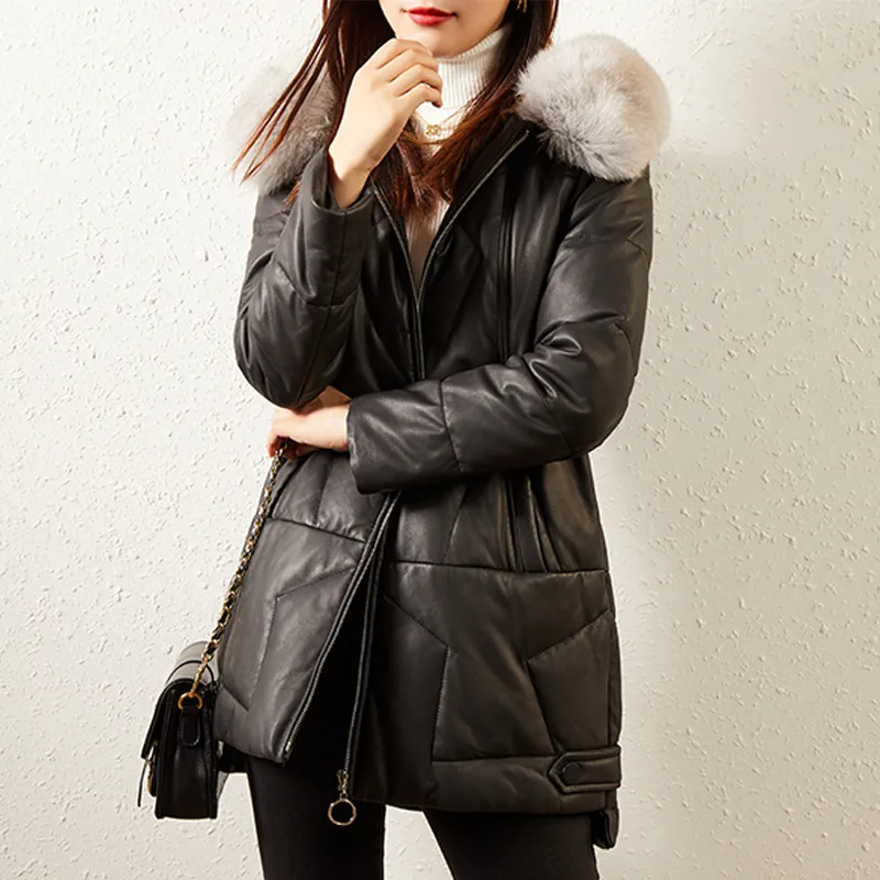 KAISER Leather Jacket Women's Black-6