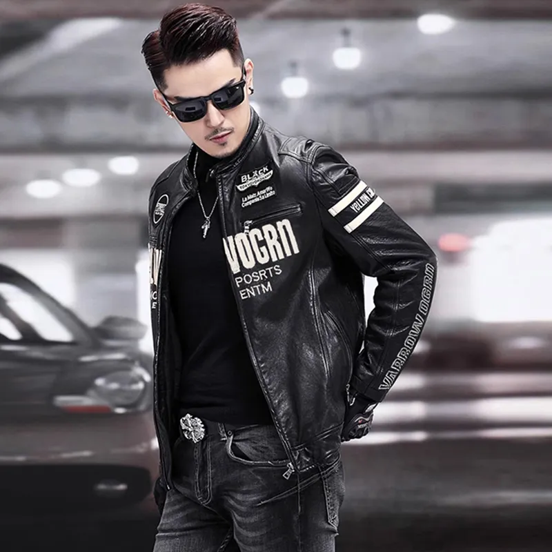 KAISER Leather Jacket Unisex Black-2