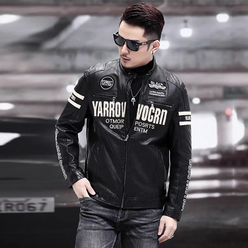 KAISER Leather Jacket Unisex Black-3