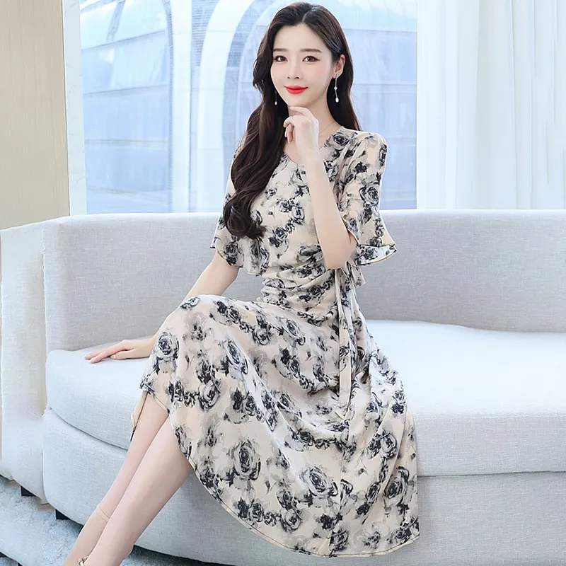 Pa33word Short Sleeved Dress Women's-5
