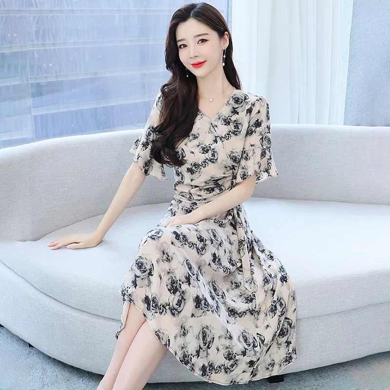 Pa33word Short Sleeved Dress Women's-4
