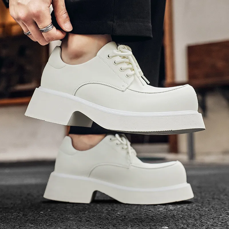 PAVEA Anti Slip And Wear Resistant Height Increasing Low Top Casual Shoes Unisex-9