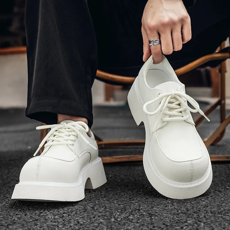 PAVEA Anti Slip And Wear Resistant Height Increasing Low Top Casual Shoes Unisex-8