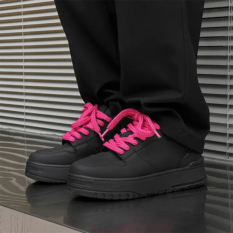 PAVEA Anti Slip Wear Resistant Low Top Skateboard Shoes Unisex-4