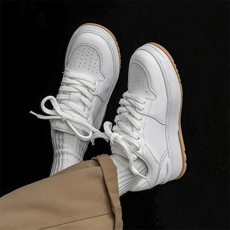 PAVEA Anti Slip Wear Resistant Low Top Skateboard Shoes Unisex-10