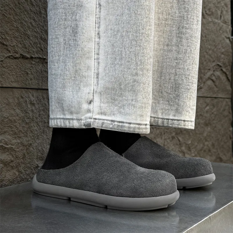 PAVEA Abrasion Resistant Slip Resistant Wrap toe Slippers Unisex-23