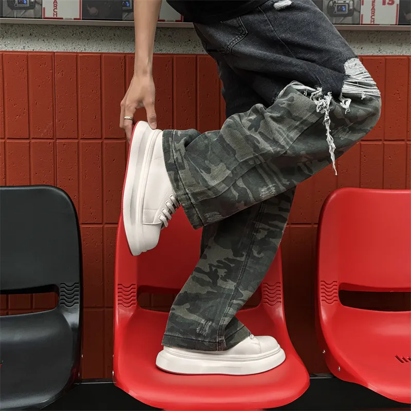 PAVEA Freestyle Definition Anti Slip And Wear Resistant Height Increasing Low Top Skateboard Shoes Men's-8