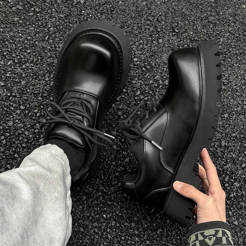 PAVEA Anti-Slip Wear-Resistant Low-Top Casual Shoes Unisex Black-2