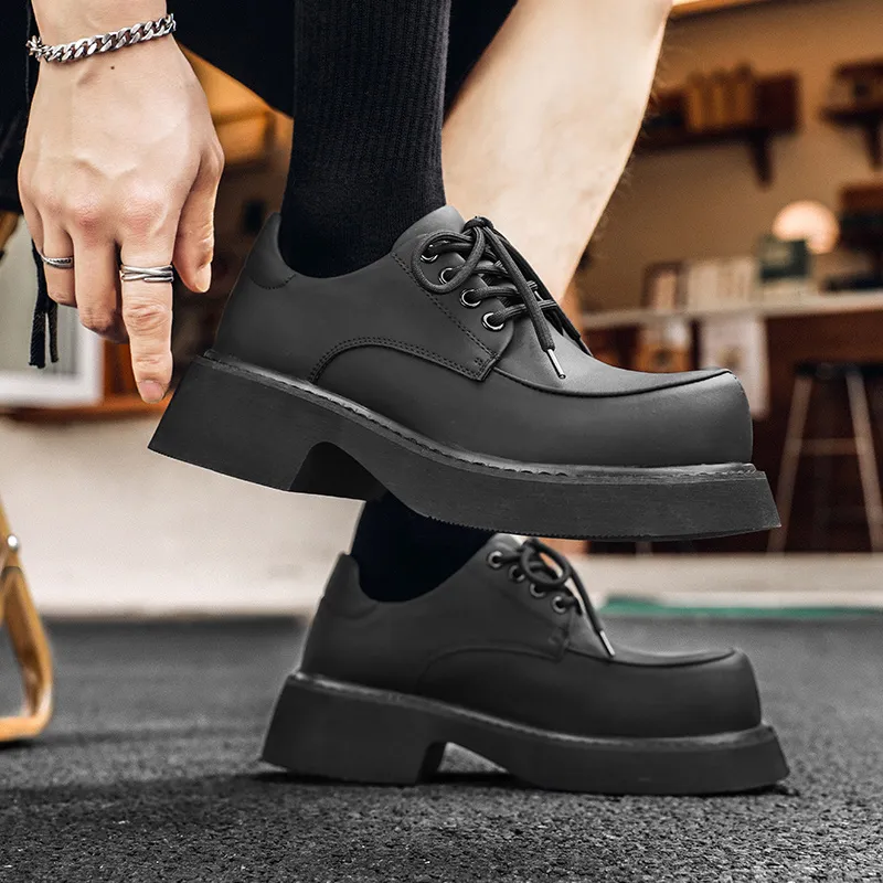 PAVEA Anti Slip And Wear Resistant Height Increasing Low Top Casual Shoes Unisex-3