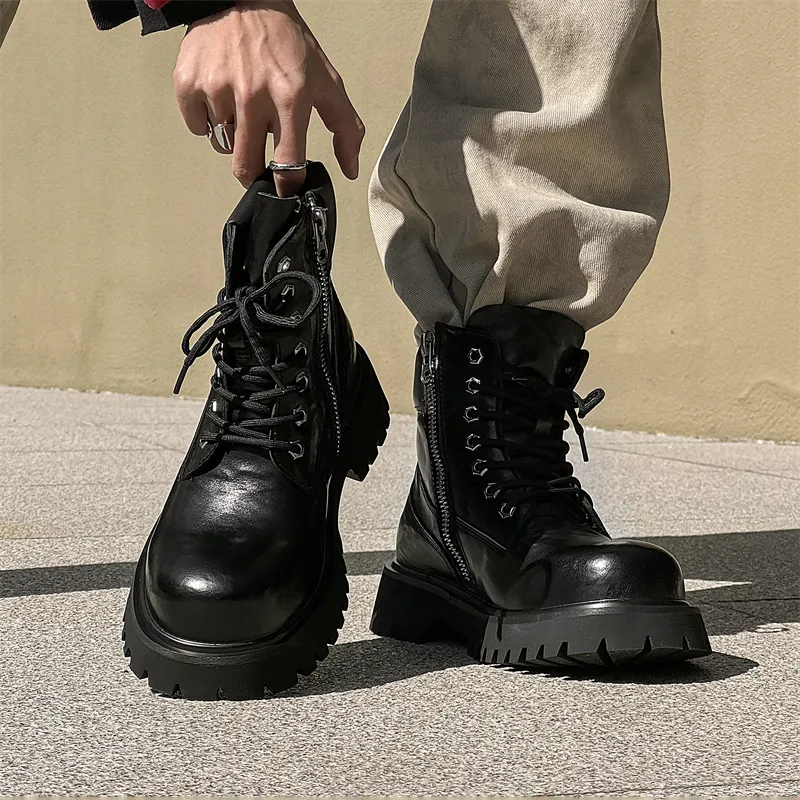 PAVEA Ankle Boots Men-1