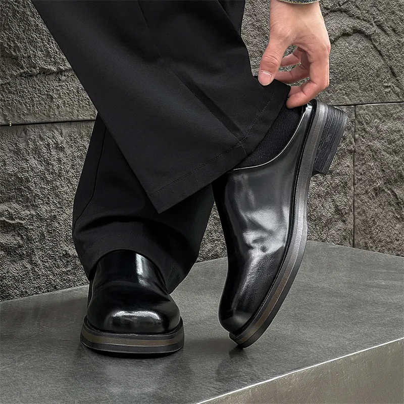 PAVEA Rubber Sole Slip Resistant Wrap toe Slippers Men's-8