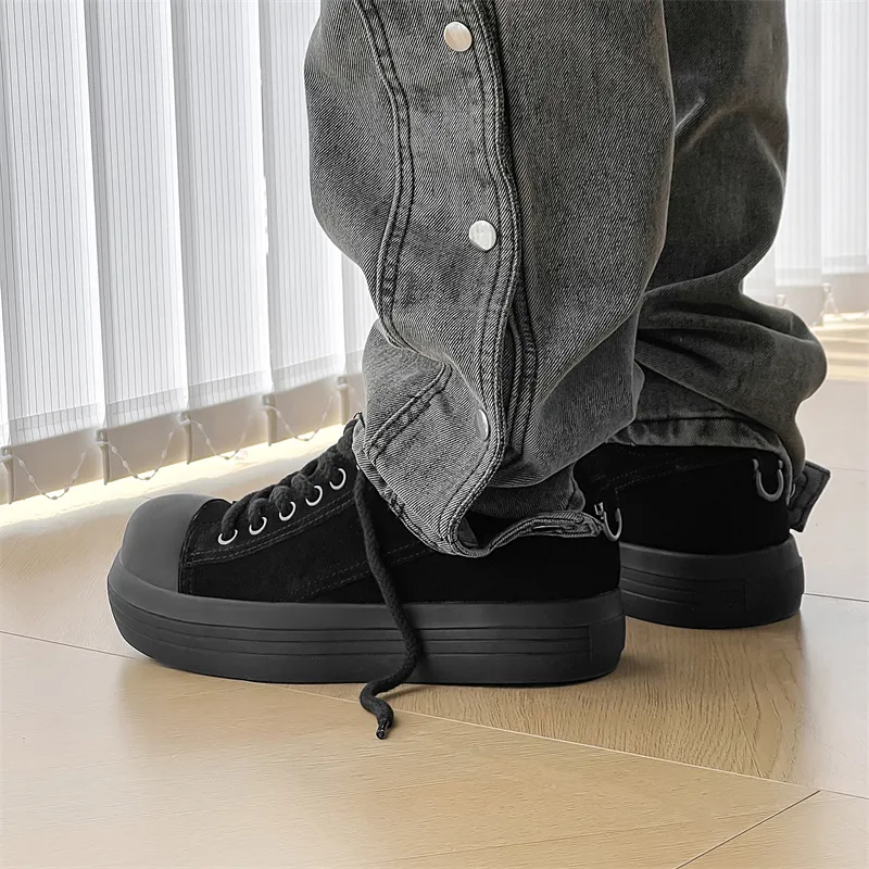 PAVEA Anti Slip Wear Resistant Low Top Skateboard Shoes Unisex-8