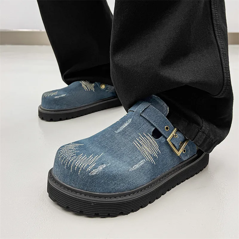 PAVEA Rubber Sole Abrasion Resistant Closed Toe Slippers Unisex-1