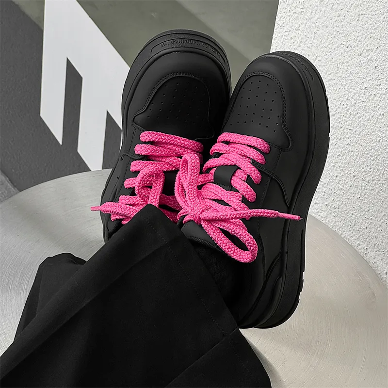 PAVEA Anti Slip Wear Resistant Low Top Skateboard Shoes Unisex-5