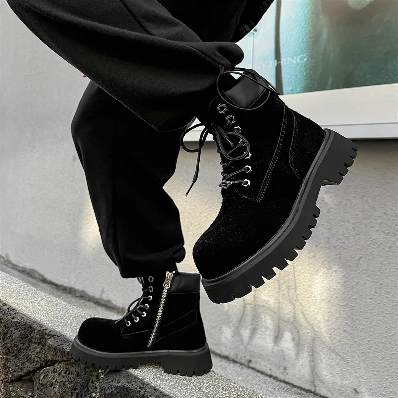 PAVEA Ankle Boots Men-16