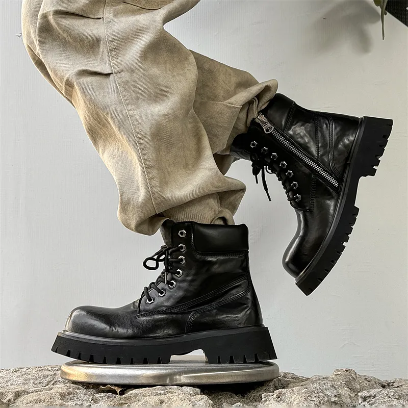 PAVEA Ankle Boots Men-3