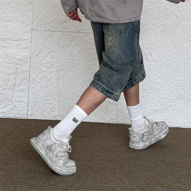 PAVEA Low Top Skateboard Shoes Unisex White Wiped Gray-2