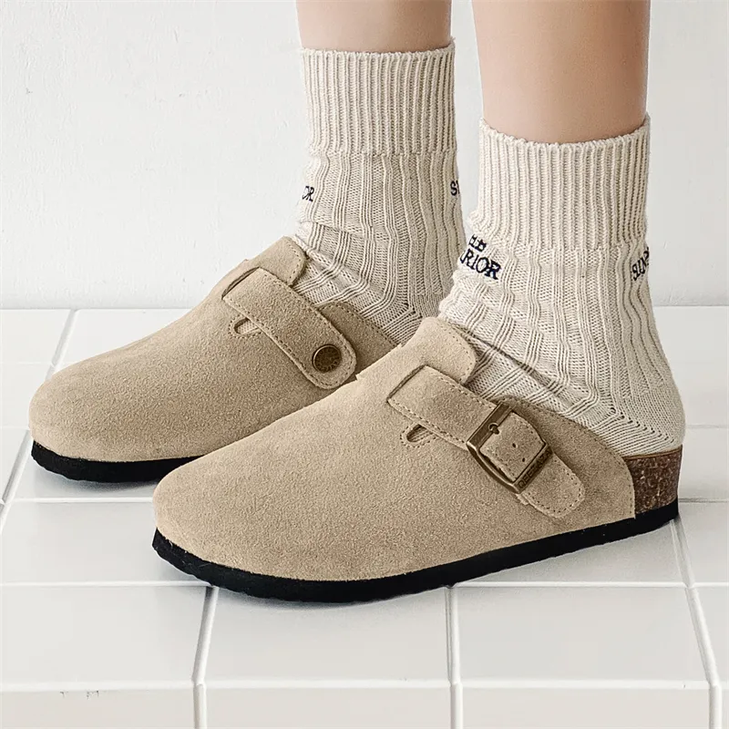PAVEA Rubber Sole Abrasion Resistant Slip Resistant Wrap toe Slippers Unisex-17