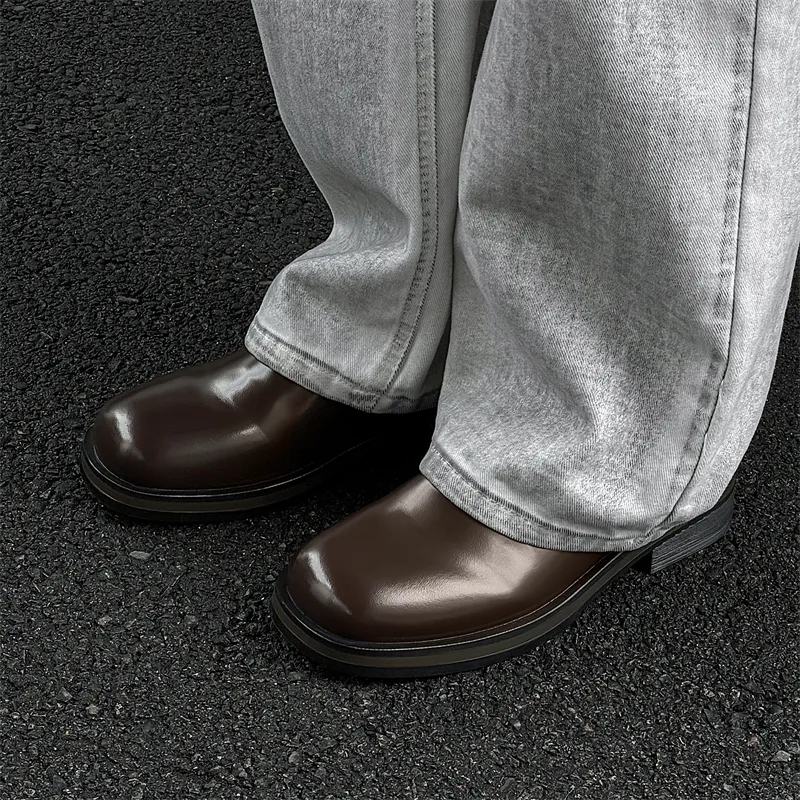 PAVEA Rubber Sole Slip Resistant Wrap toe Slippers Men's-13