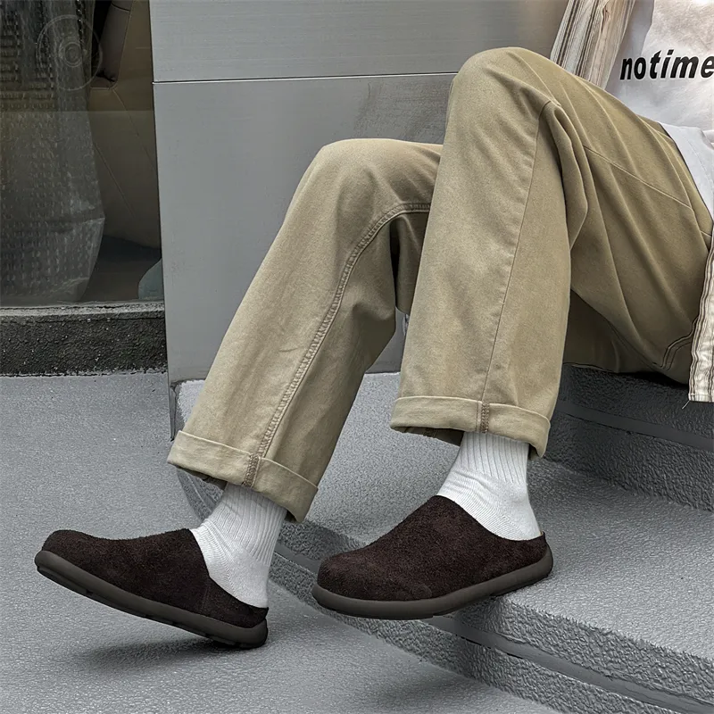 PAVEA Abrasion Resistant Slip Resistant Wrap toe Slippers Unisex-9