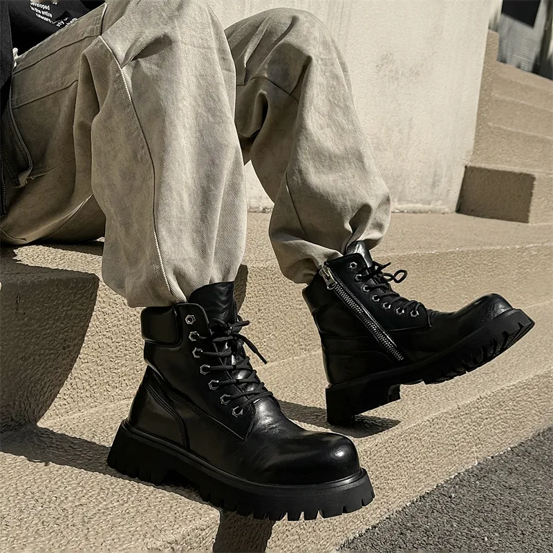 PAVEA Ankle Boots Men-2