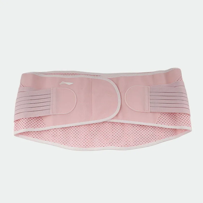 LiNing Back Support Braces Breathable Protective Compression Slip-Resistant Pink Polyester Unisex-6