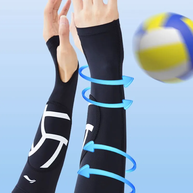 LiNing Volleyball Elbow Pads Breathable Protective Compression Black Polyamide Elastane Unisex-2