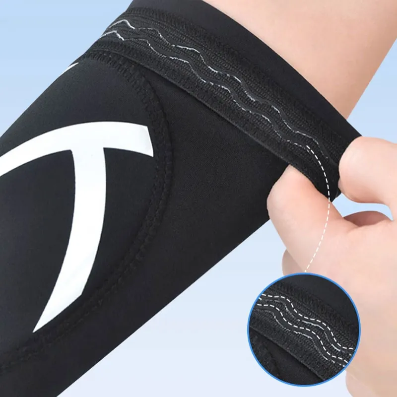 LiNing Volleyball Elbow Pads Breathable Protective Compression Black Polyamide Elastane Unisex-4