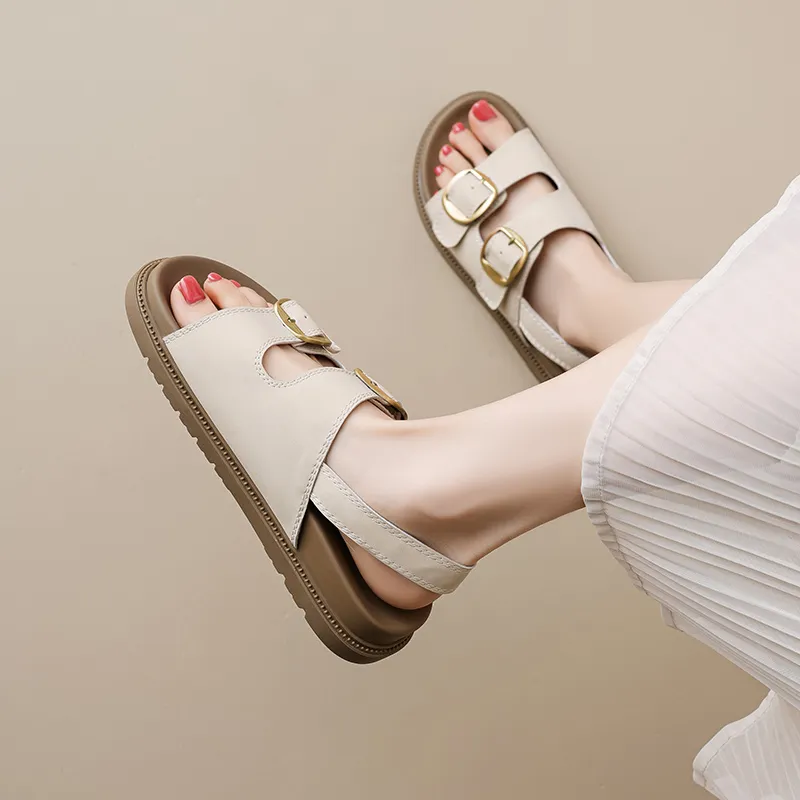 JOSINY Birkenstock Shoes One Strap Sandals Women's-3