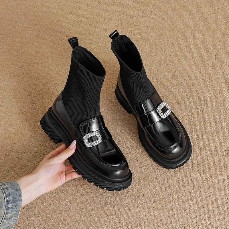 JOSINY Ankle Boots 4.5cm Women's Black-3