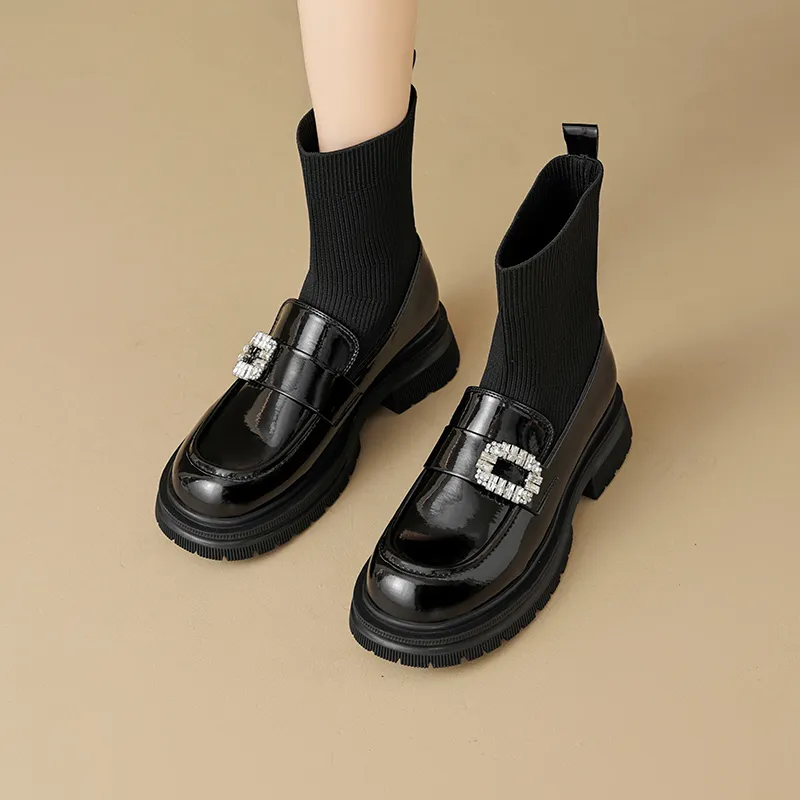 JOSINY Ankle Boots 4.5cm Women's Black-9