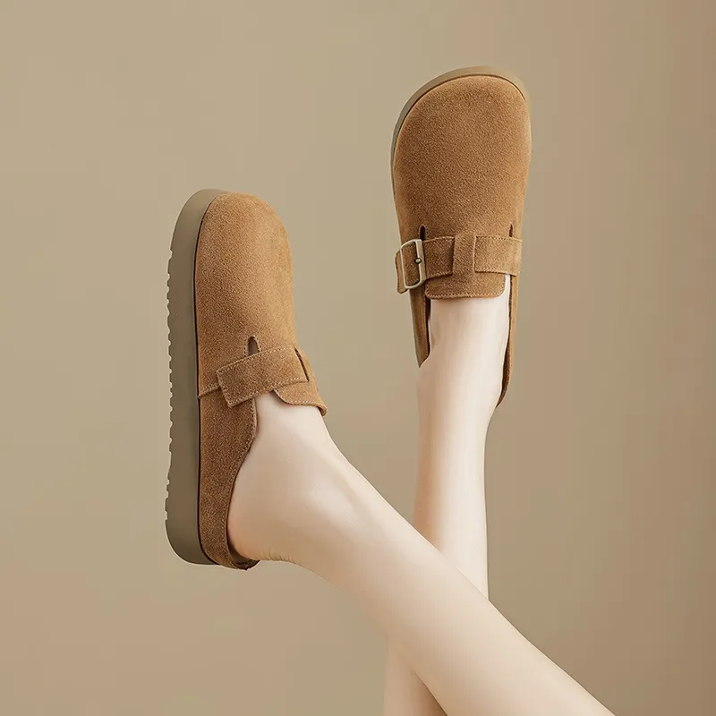 JOSINY Slip-Resistant Wrap-toe Slippers Women's-4