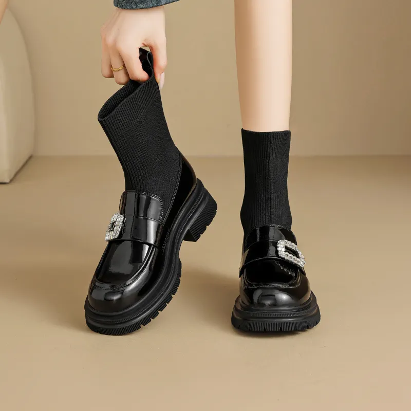 JOSINY Ankle Boots 4.5cm Women's Black-8