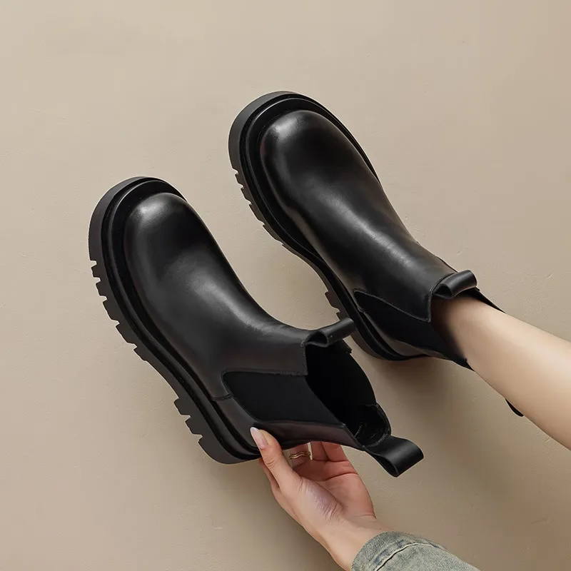 JOSINY Chelsea Boots Women's Black-4