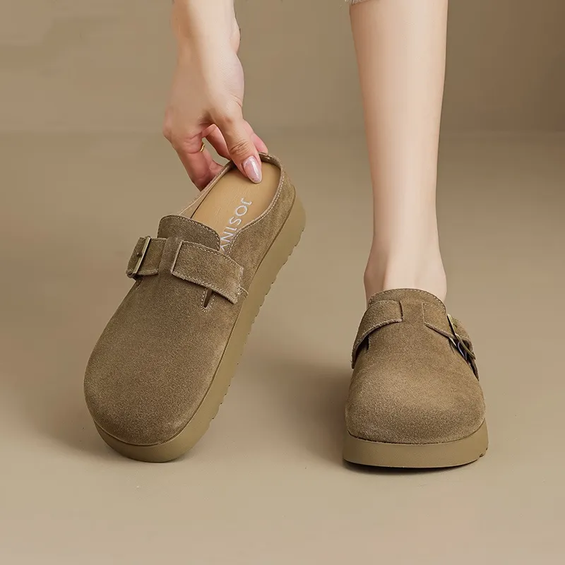 JOSINY Slip-Resistant Wrap-toe Slippers Women's-8
