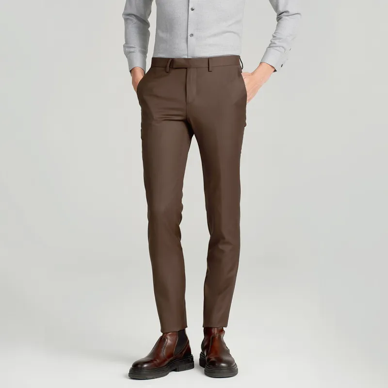 Satchi Suit Trouser Men's Red Coffee-2