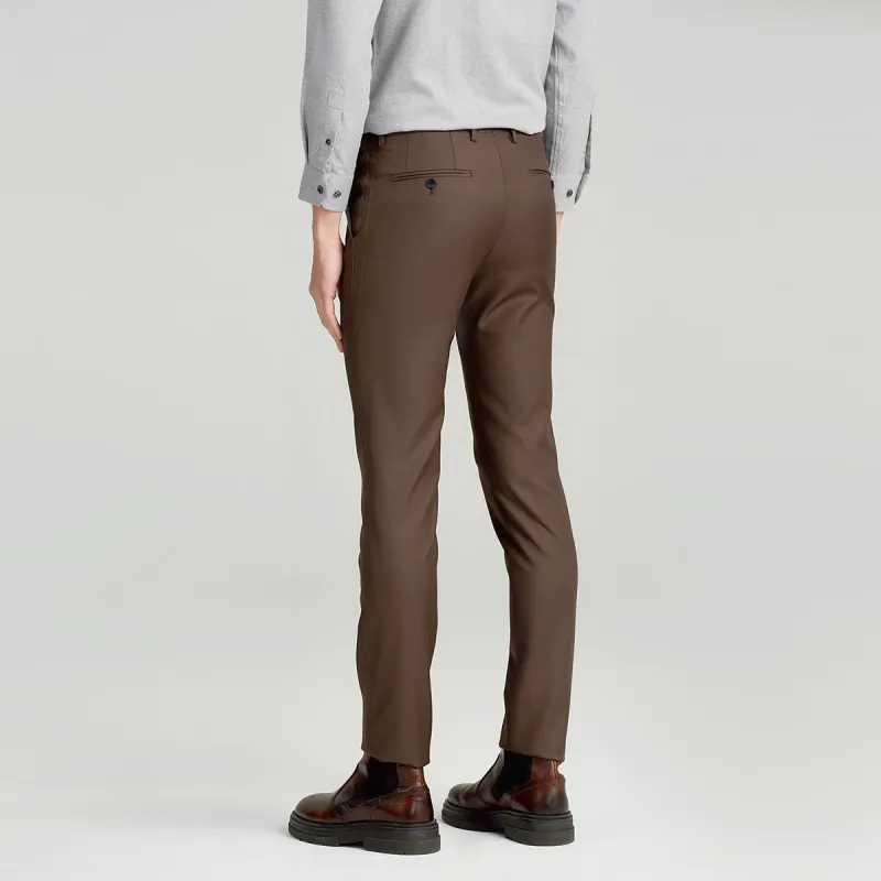 Satchi Suit Trouser Men's Red Coffee-6