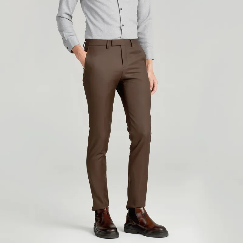 Satchi Suit Trouser Men's Red Coffee-5