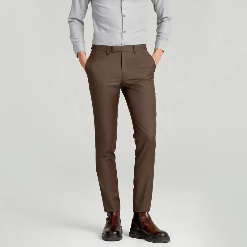 Satchi Suit Trouser Men's Red Coffee-3