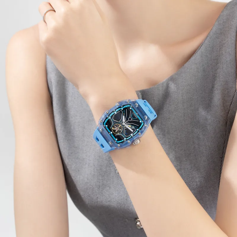 COOGI Wrist Watch Automatic Mechanical Movement Black Dial Unisex-3