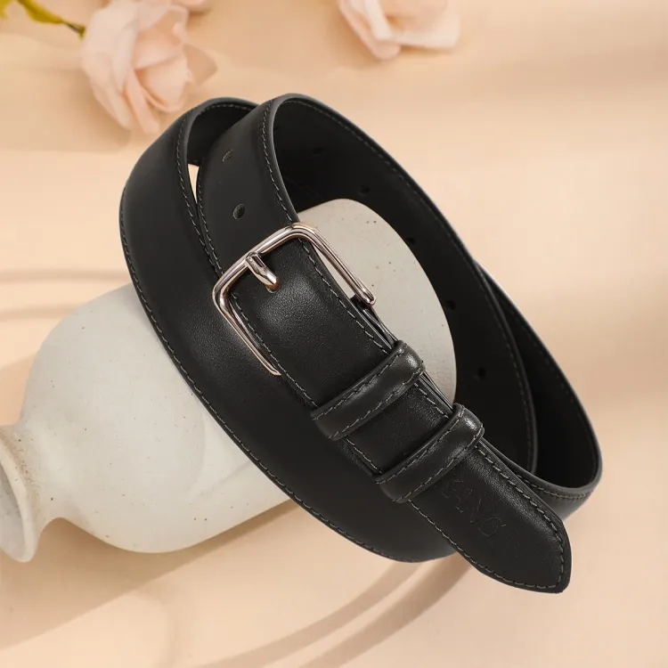 AOKANG Cow Leather Belts Women's Width 2.9cm-1