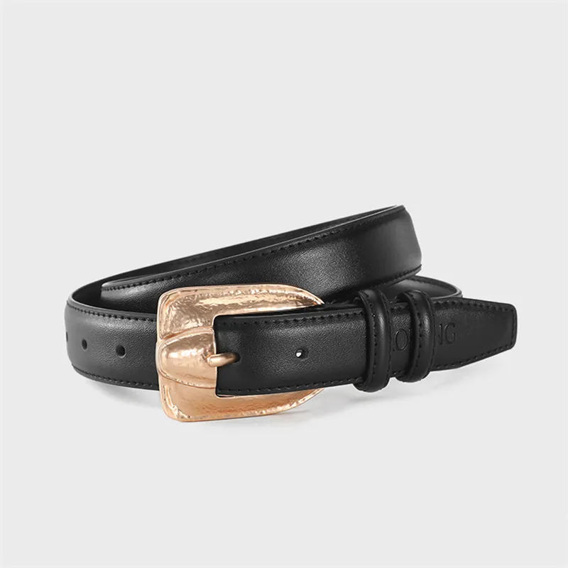 AOKANG Split Cow Leather Belts Women's 2.8cm-3