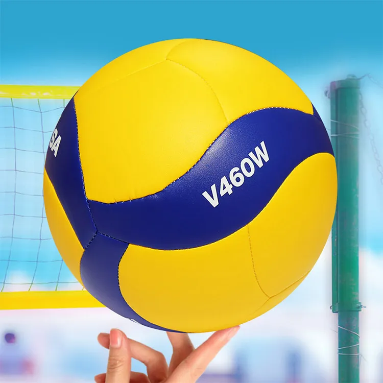 MIKASA TPU Ball Size 4 Volleyball Unisex Yellow Blue-4