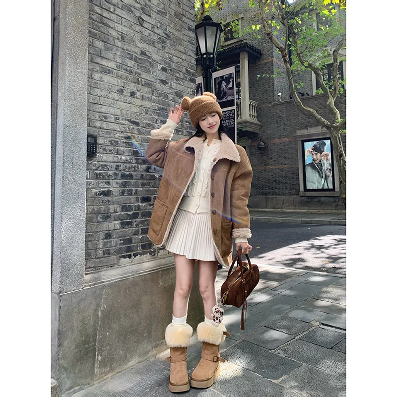 EKOOL Jacket Women's Milk Tea Yellow-2