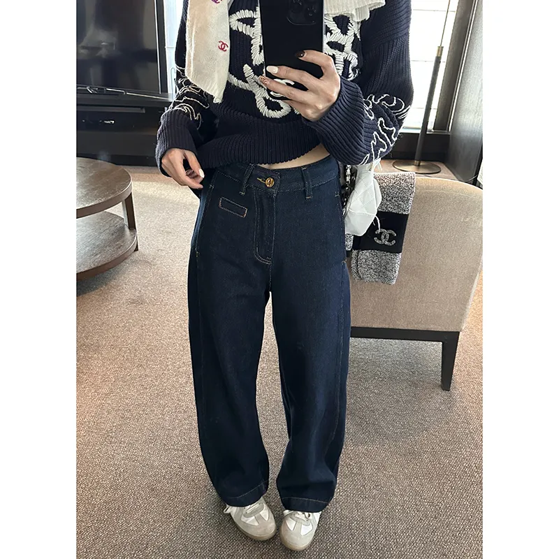 EKOOL Jeans Women's Navy Blue-1