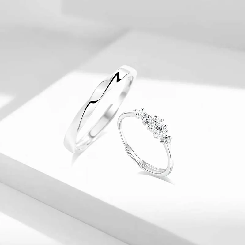 JOYDINNY Sterling Silver Rings Unisex-2