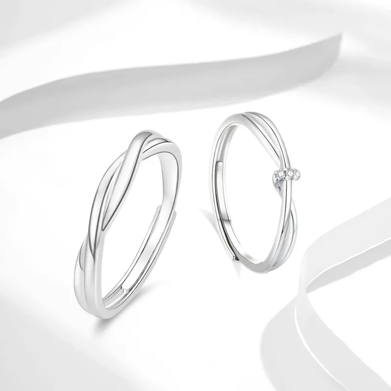 JOYDINNY S999 Fine Silver Rings Unisex-2
